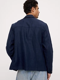 Linen Four-Pocket Shirt Jacket