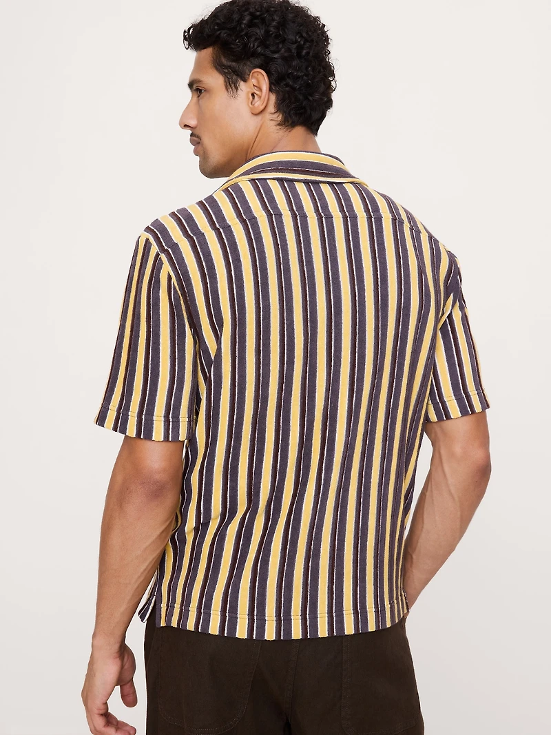 Stripe Terry Resort Shirt