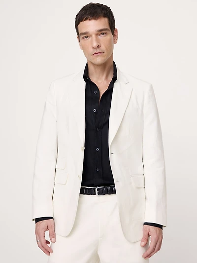 Italian Cotton-Linen Suit Jacket