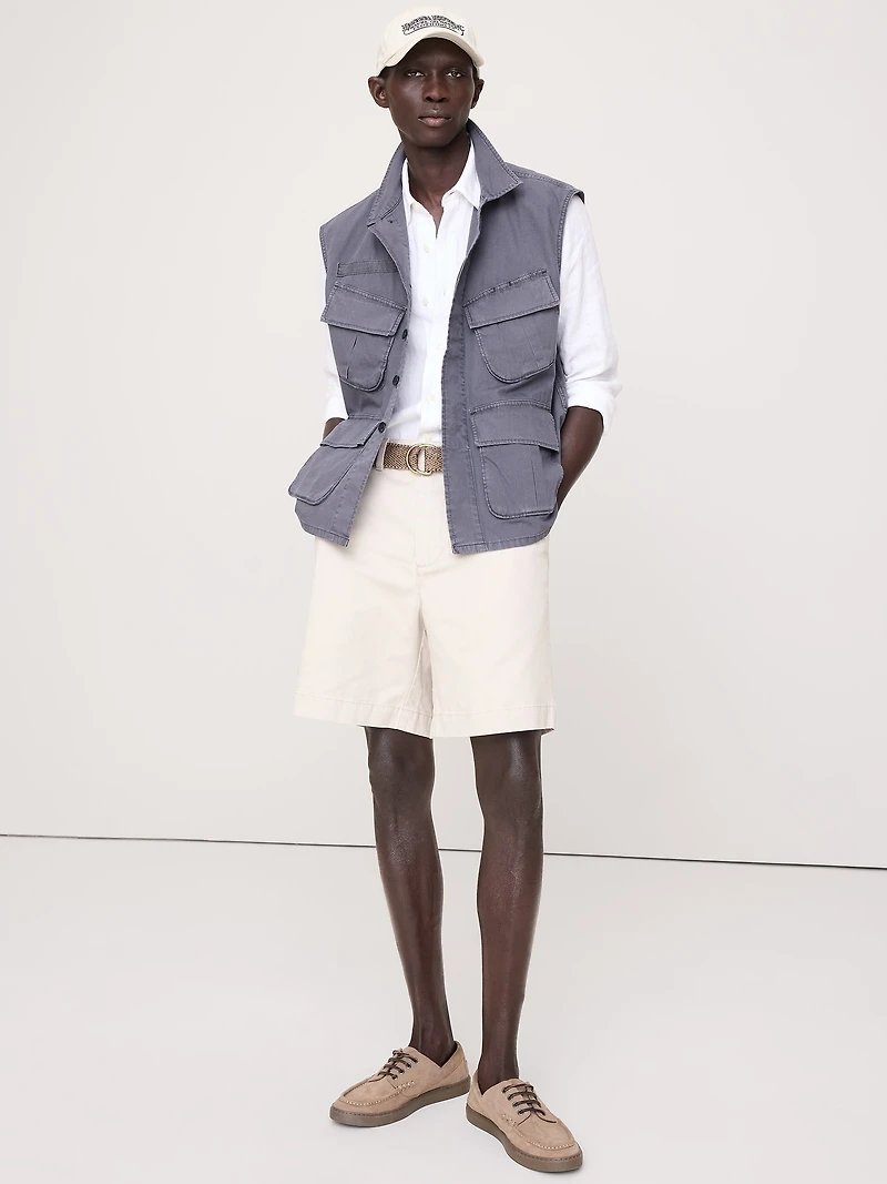 Cotton Utility Vest