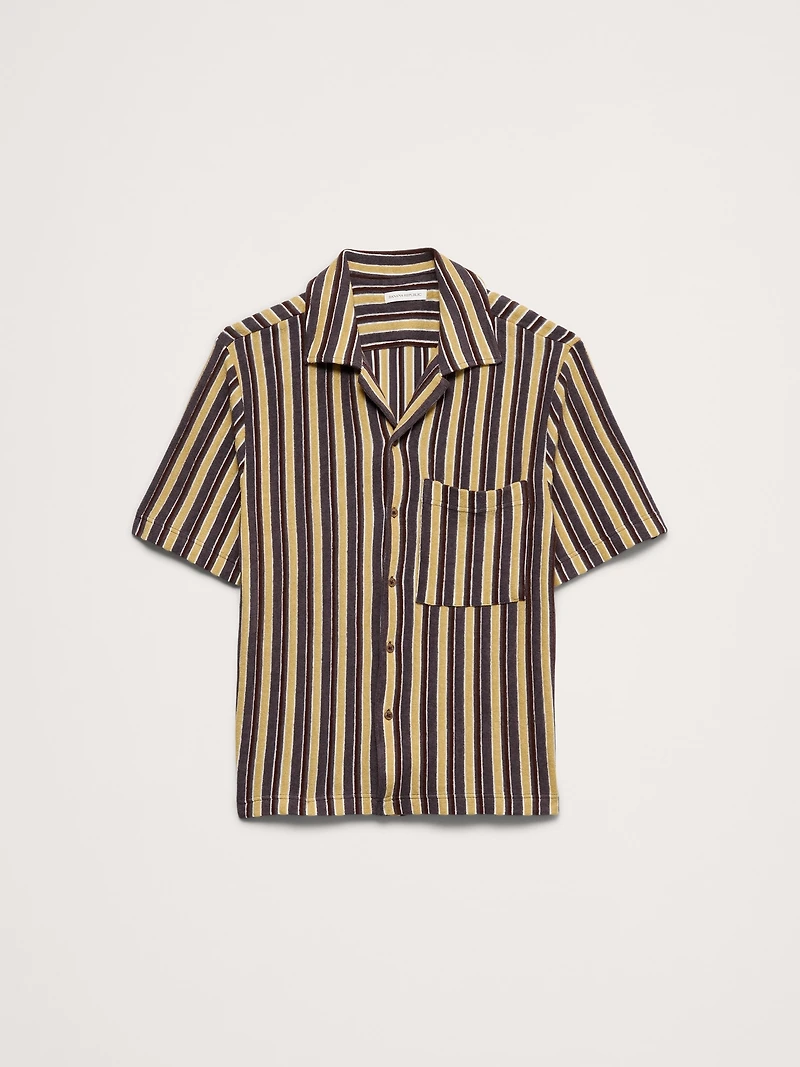 Stripe Terry Resort Shirt