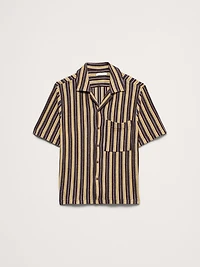 Stripe Terry Resort Shirt