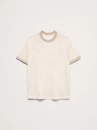 Cotton Mesh T-Shirt