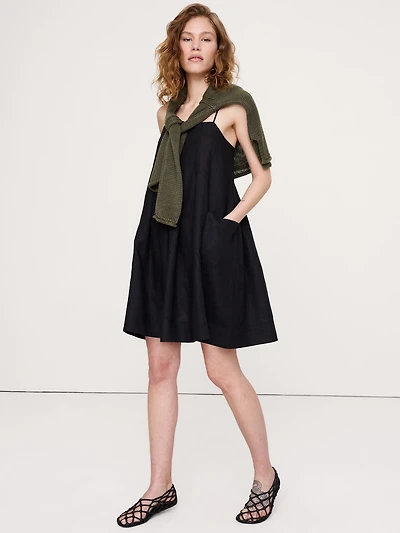 Linen Mini Dress
