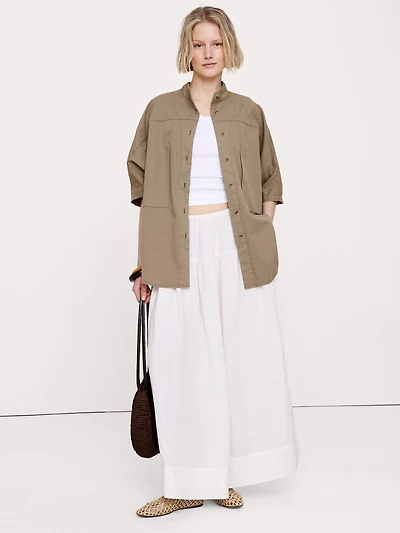Cotton Twill Utility Tunic