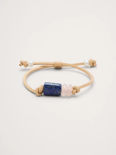 Lapis Cord Bracelet