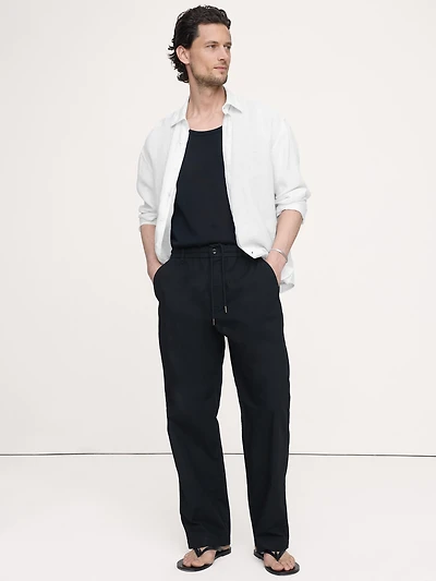 The Weekender Relaxed Pull-On Pant Cotton