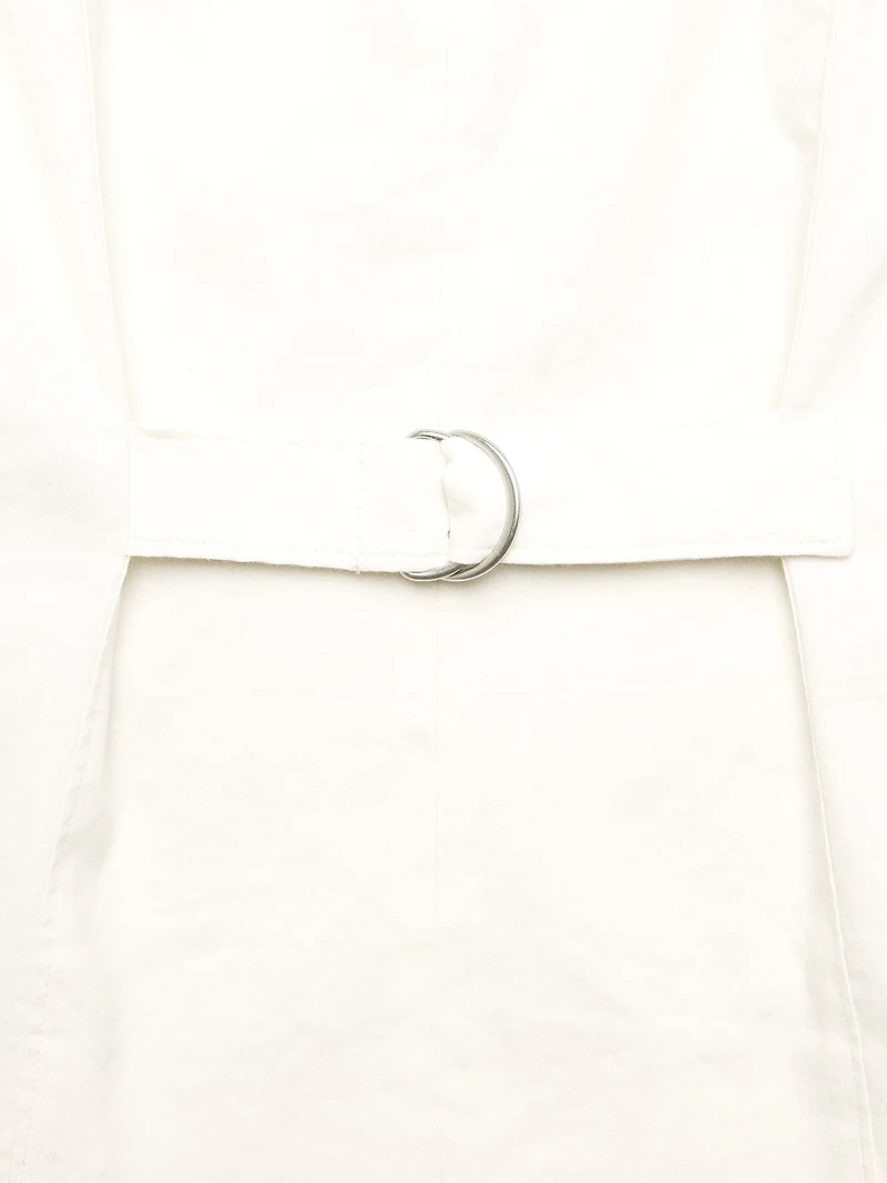 Stretch Linen-Viscose Vest