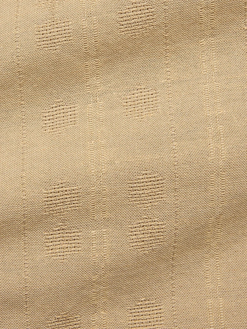 Standard-Fit Cotton-Linen Resort Shirt
