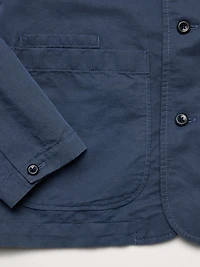 Italian Linen-Cotton Shirt Jacket