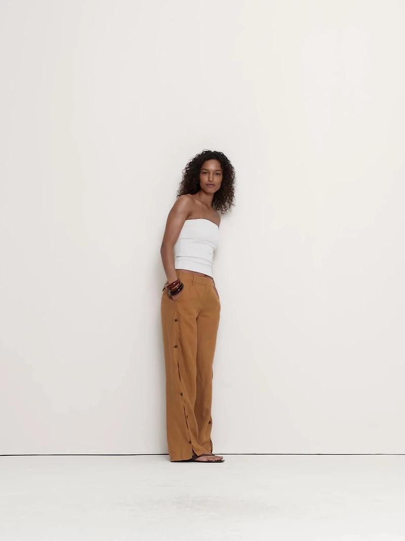 The Everyday Wide-Leg Pant Linen