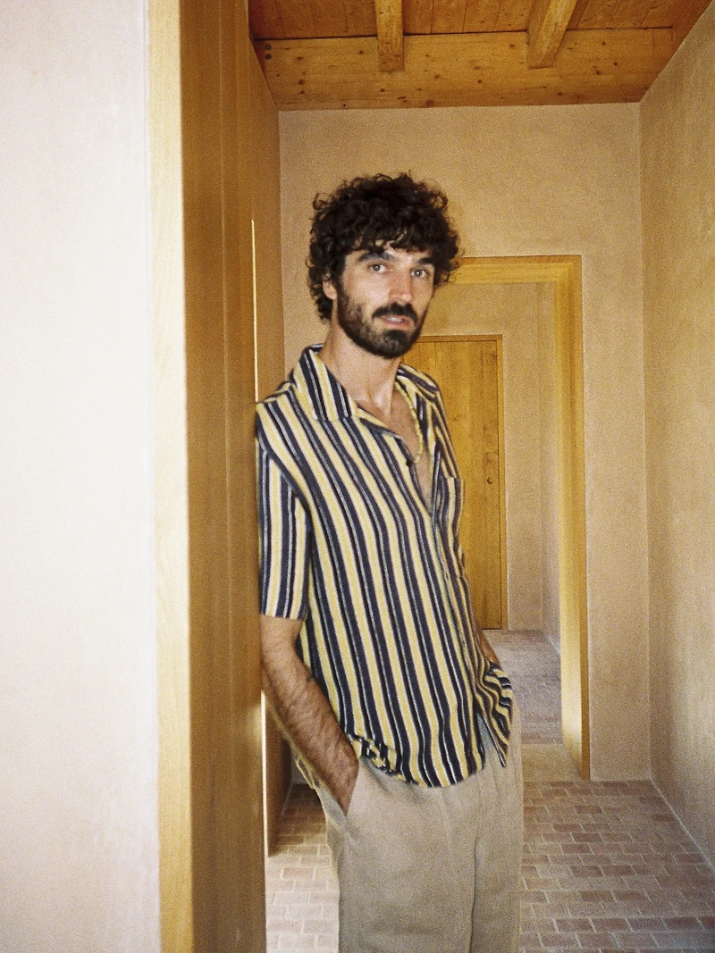 Stripe Terry Resort Shirt