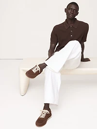 Italian Suede Low-Pro Sneaker