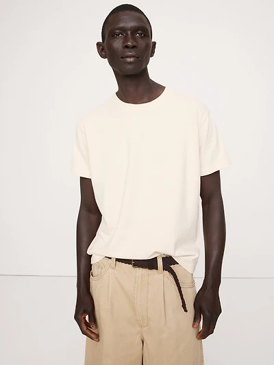 Heavyweight Cotton Crew-Neck T-Shirt