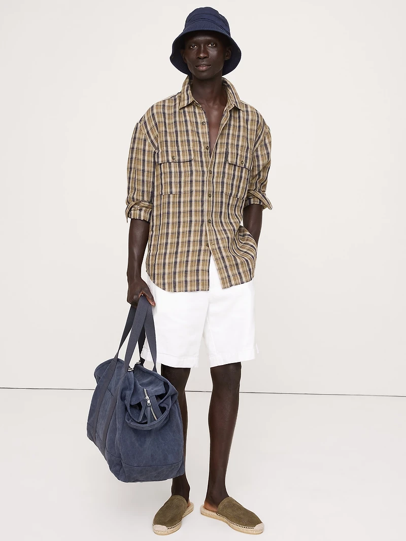 Relaxed-Fit Linen Explorer Shirt