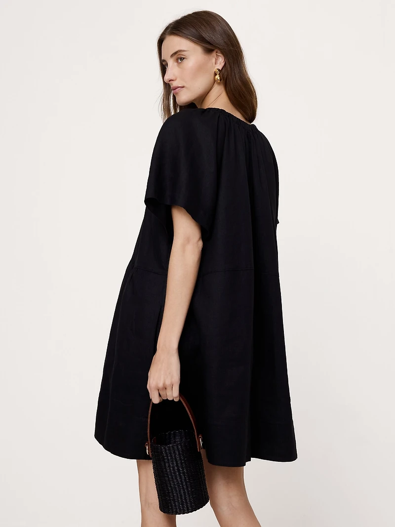 Button-Up Mini Dress