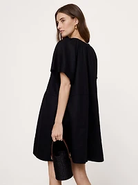 Button-Up Mini Dress
