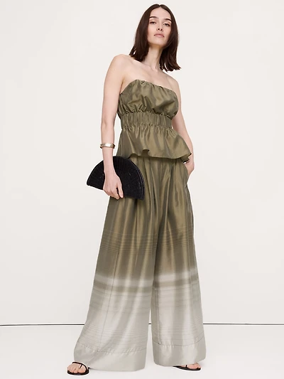 High-Rise Wide-Leg Palazzo Pant