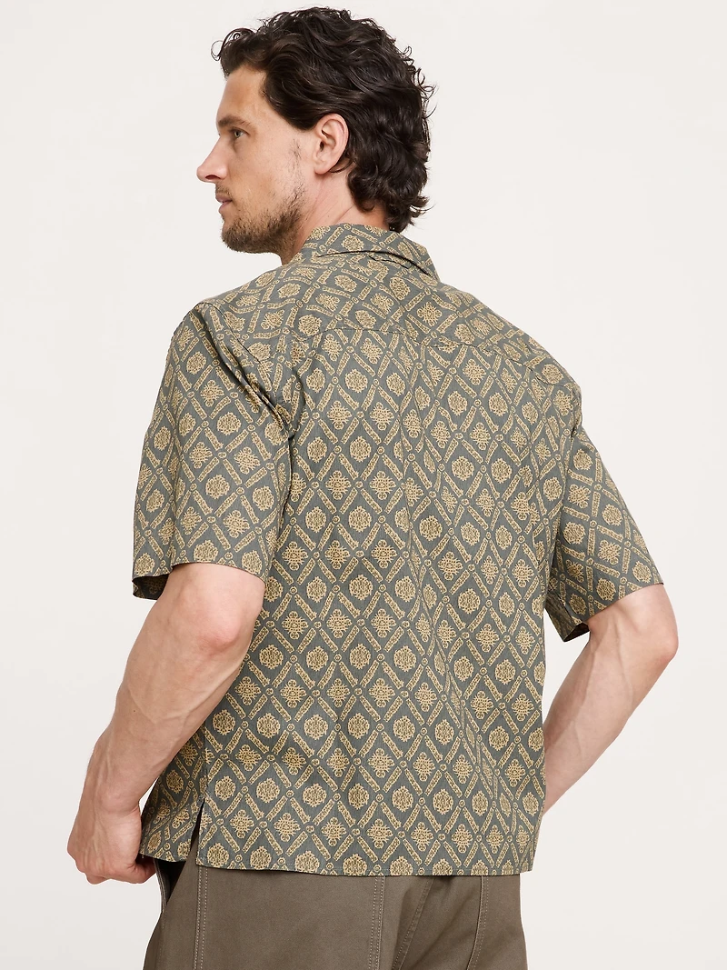 Relaxed-Fit Cotton Poplin Resort Shirt