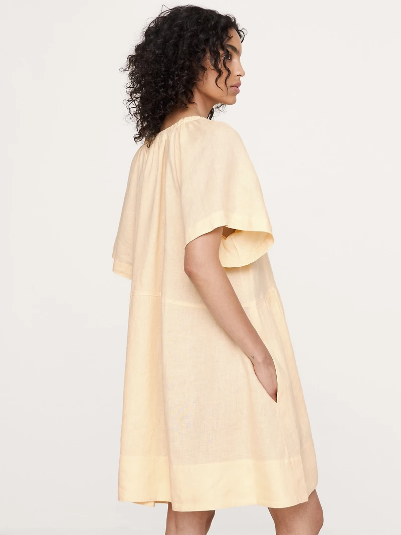 Button-Up Mini Dress