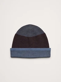 Merino Lightweight Striped Beanie