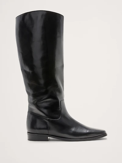 Italian Leather Riding Boot