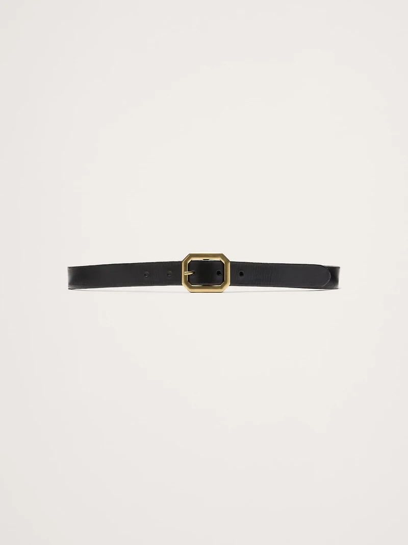 Geometric-Buckle Belt