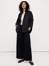 Cotton Twill Shirt Jacket