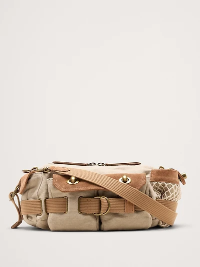 Canvas Explorer Crossbody Bag