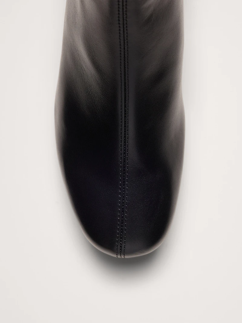 Italian Block-Heel Bootie