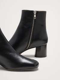 Italian Block-Heel Bootie