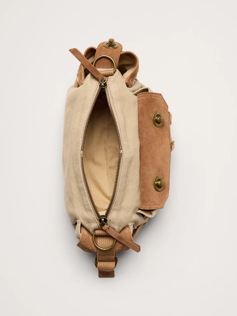 Canvas Explorer Crossbody Bag