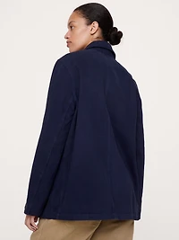 Cotton-Linen Utility Blazer