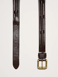 Stitched Leather Belt