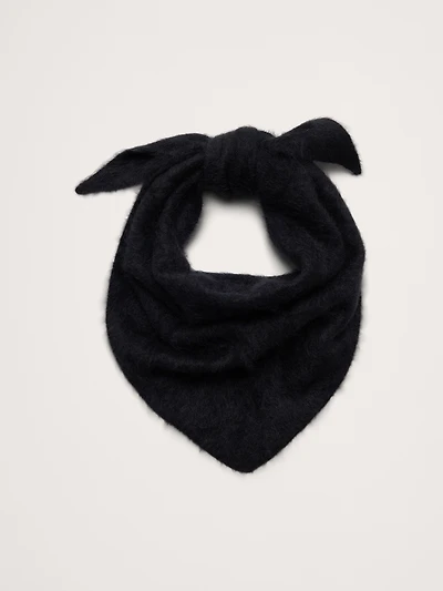 Wool-Cashmere Triangle Scarf