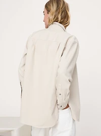The Oversized Denim Shirt