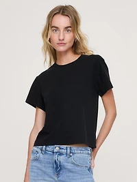 Cotton Slub Crew-Neck T-Shirt