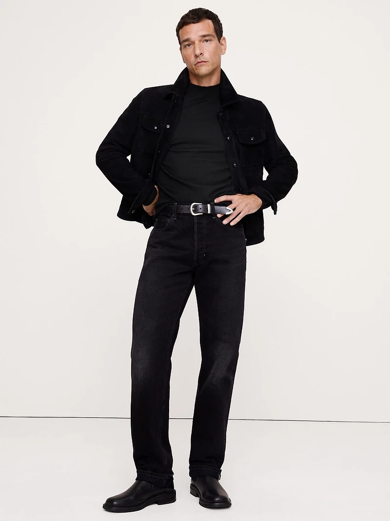Merino Mock-Neck Sweater