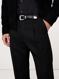 Classic Tapered Twill Dress Pant