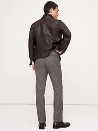 Tailored Slim Herringbone Wrinkle Resistant Dress Pant
