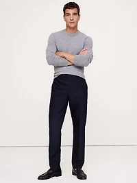 Tailored Slim Italian Barathea Suit Pant