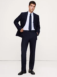 Tailored Slim Italian Barathea Suit Pant