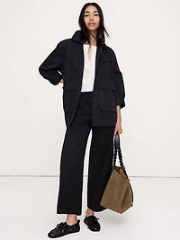 Mid-Rise Relaxed Painter Pull-On Pant