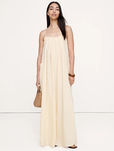 Linen Trapeze Dress