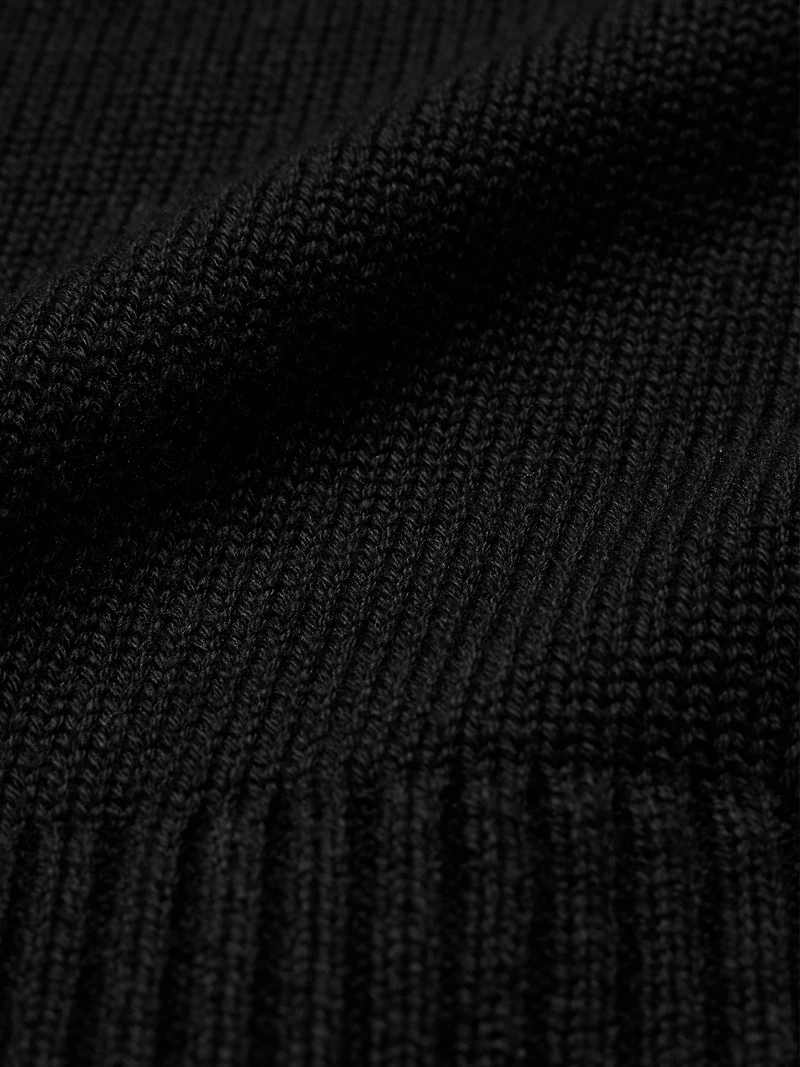 Larkspur Cotton-Silk Crew-Neck Sweater