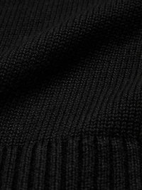 Larkspur Cotton-Silk Crew-Neck Sweater