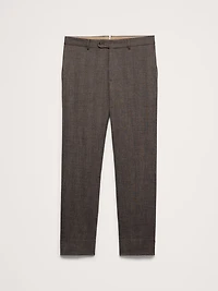 Tailored Slim Herringbone Wrinkle Resistant Dress Pant