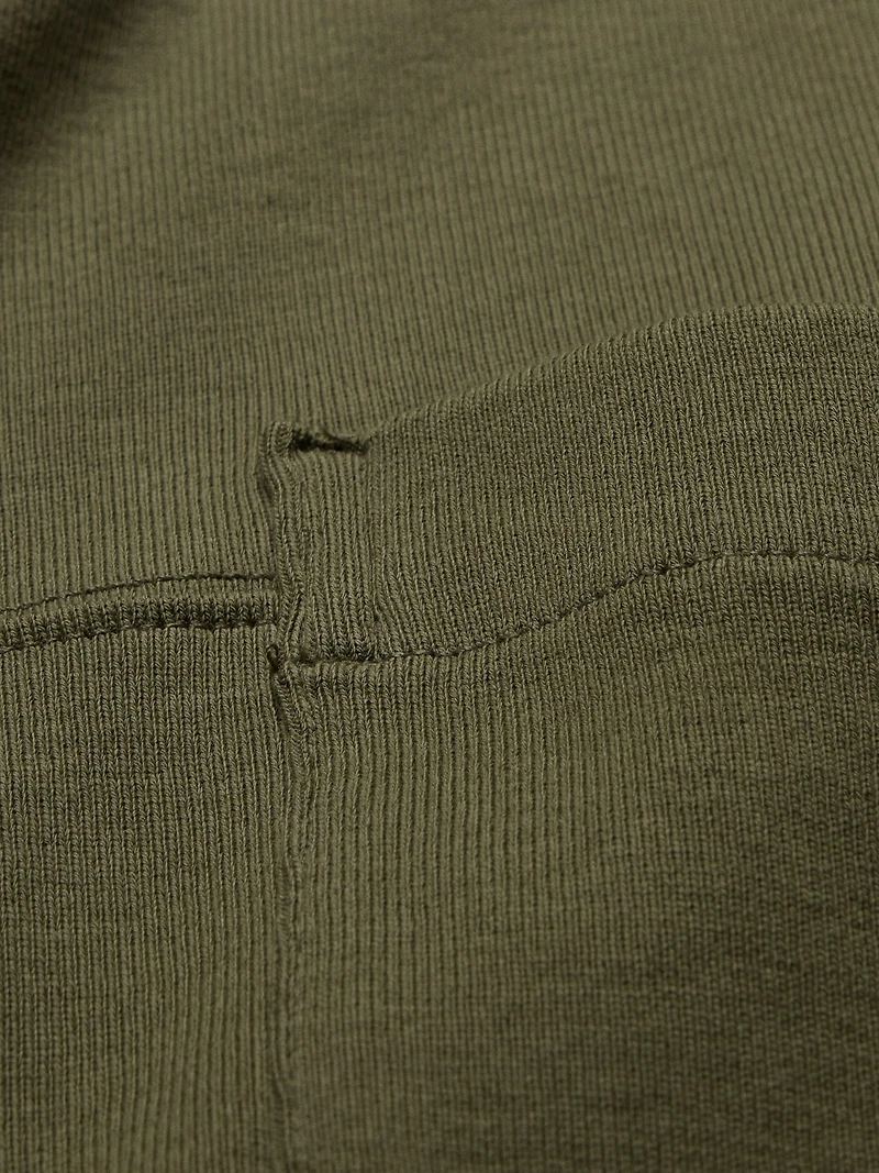 Cotton Mock-Neck Pullover