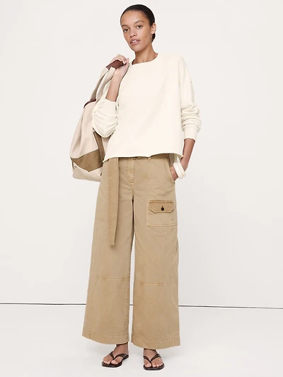Terry Boxy Sweatshirt