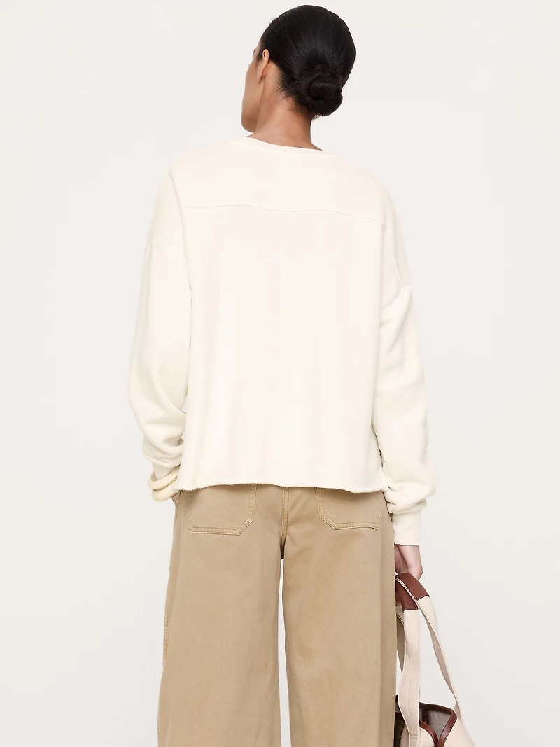Terry Boxy Sweatshirt